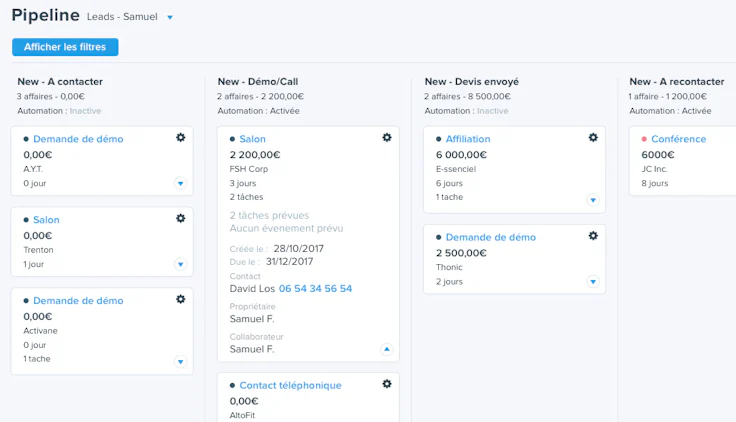 sellsy software crm supporto cliente