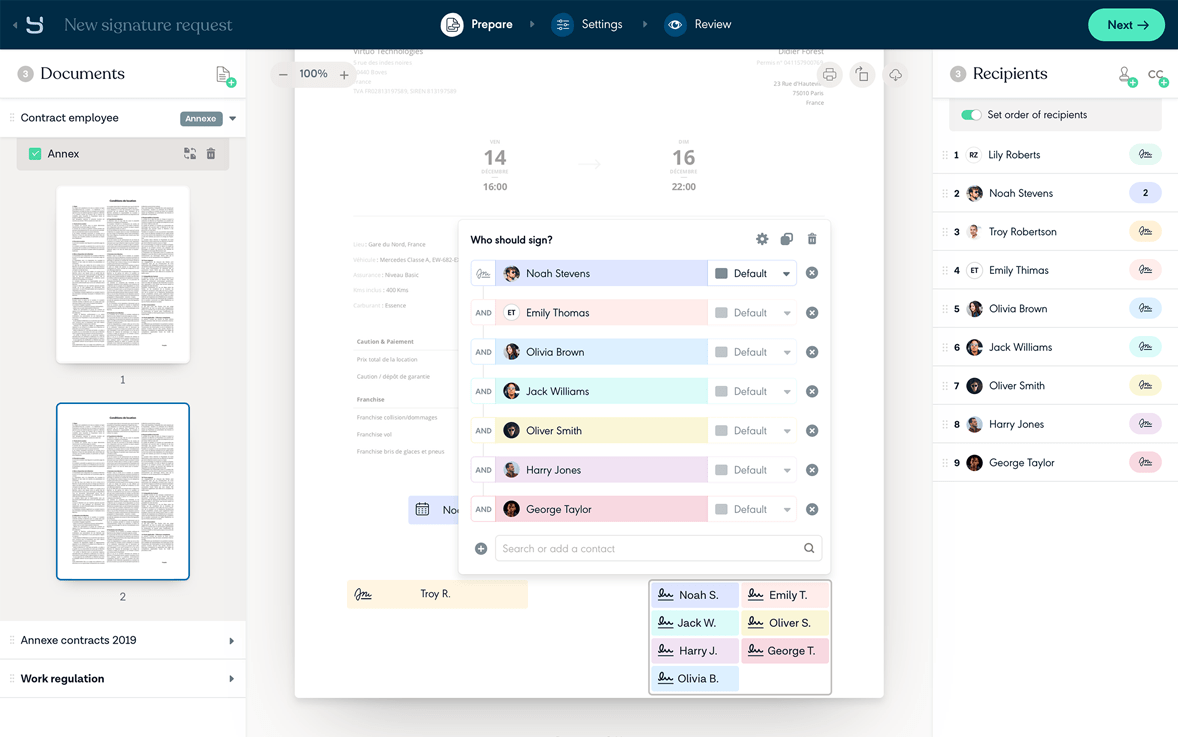 yousign screenshot