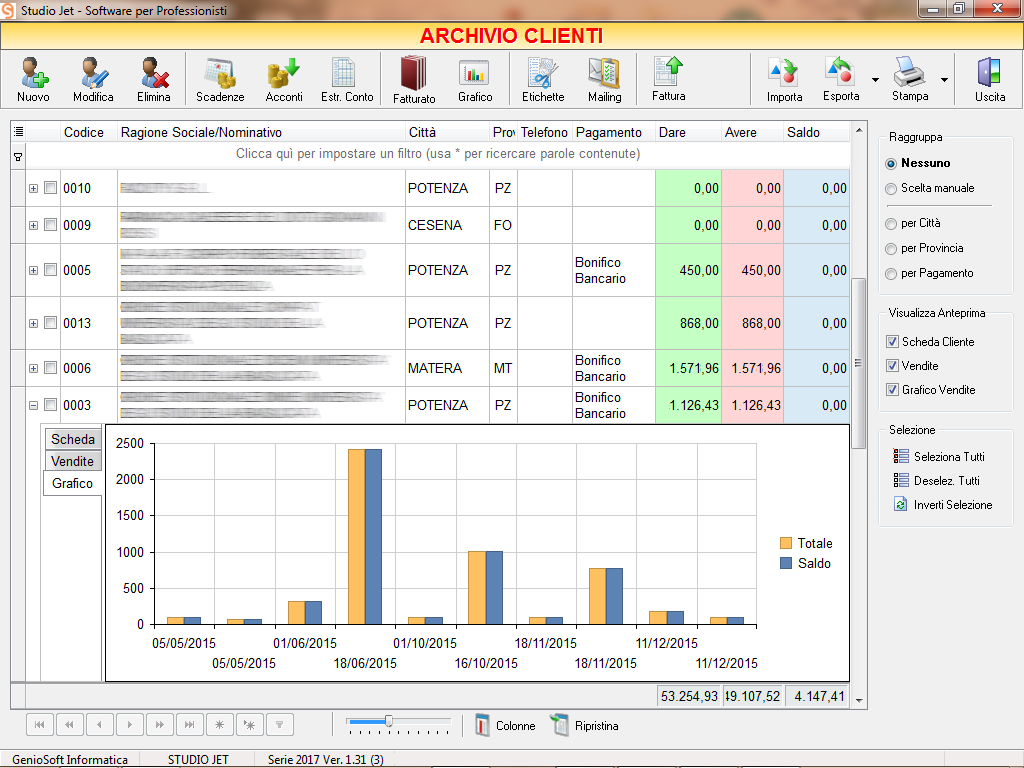 Screenshot studiojet