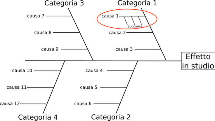 esempio diagramma lisca di pesce