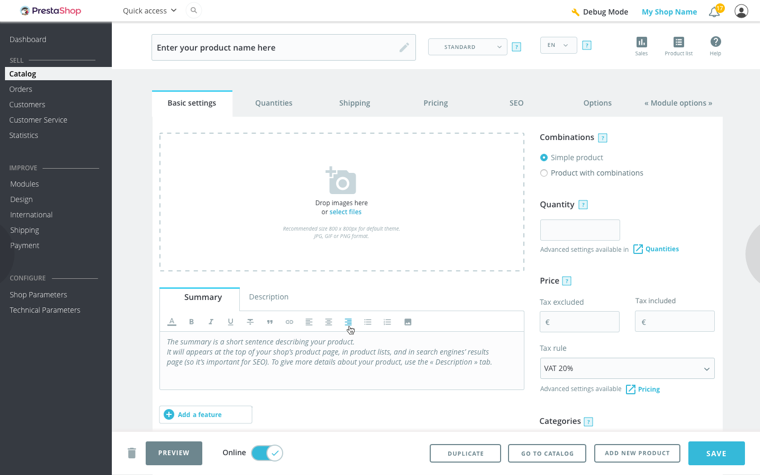 prestashop ready