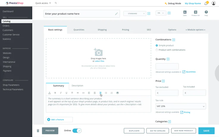 prestashop ready