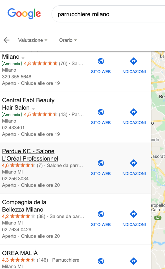 recensioni google mybusiness