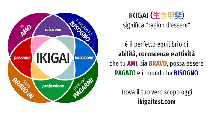 schema di metodo ikigai