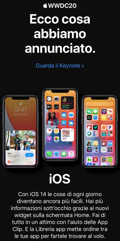 newsletter Apple wwdc20