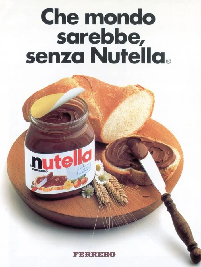 slogan: che mondo sarebbe senza Nutella