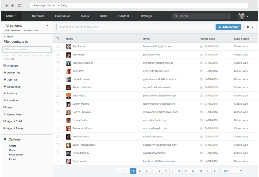 HubSpot CRM, the progressive generalist for real estate professionals