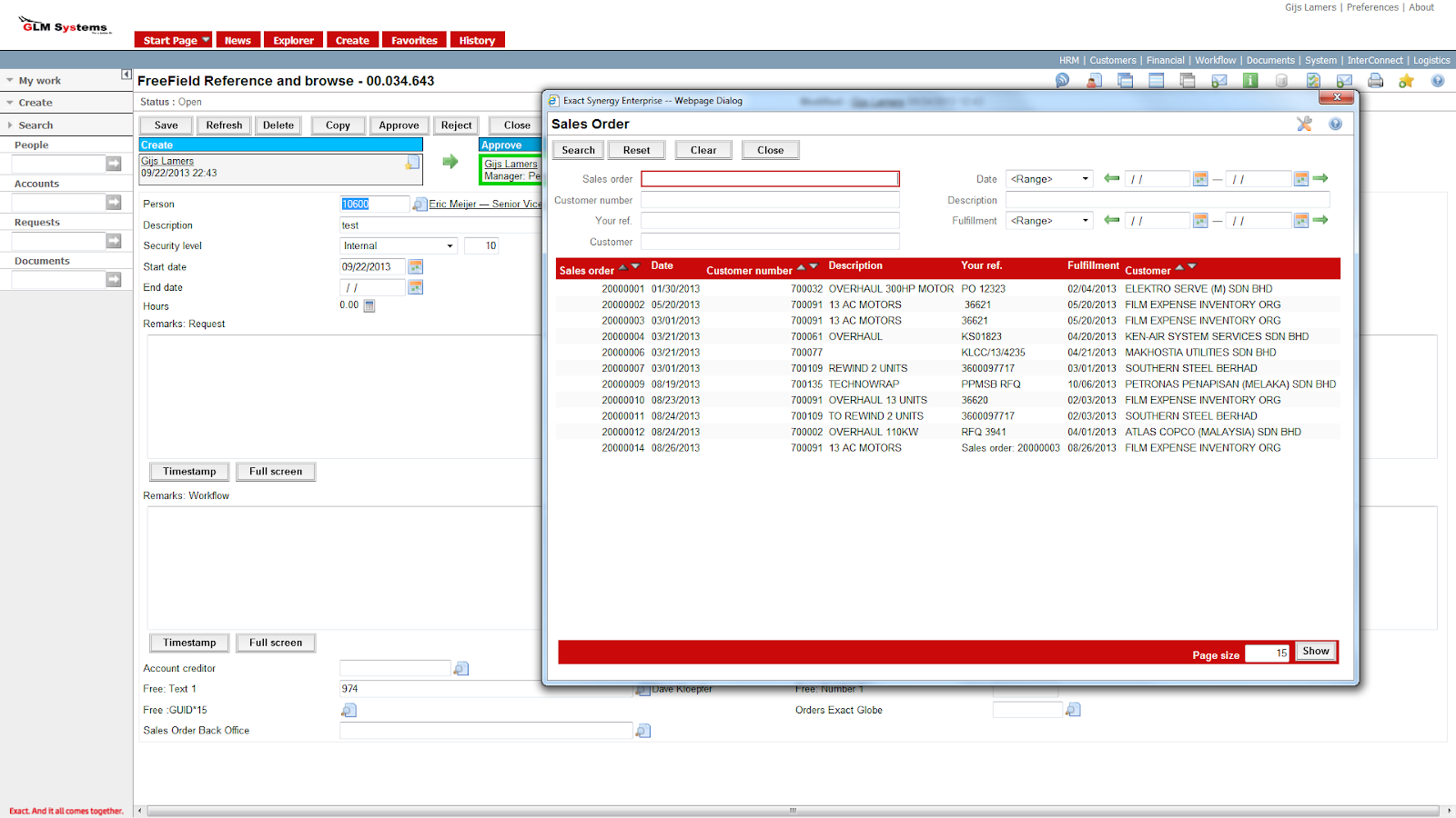 Exact ERP system solutions, the ERP system for business processes