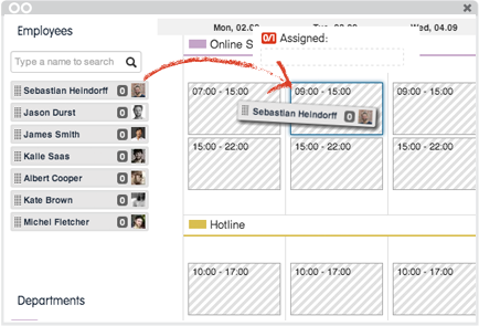 staffomatic, a tool for work and holiday planning