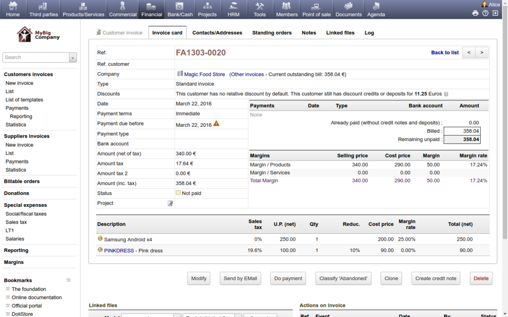 Dolibarr, the open source ERP