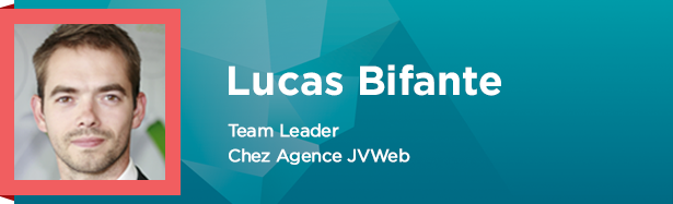 Lucas Bifante, Team Leader chez agence JVWeb