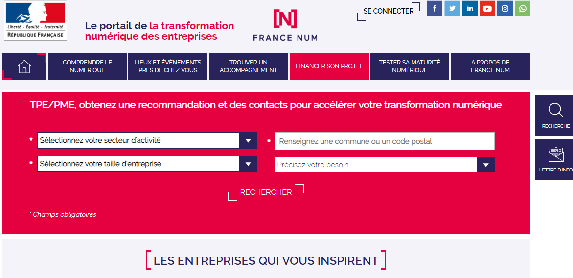 digitalisation des TPE : France Num