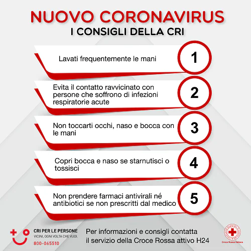 croce rossa coronavirus