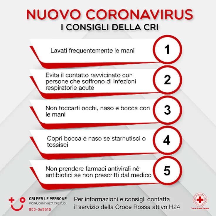 croce rossa coronavirus