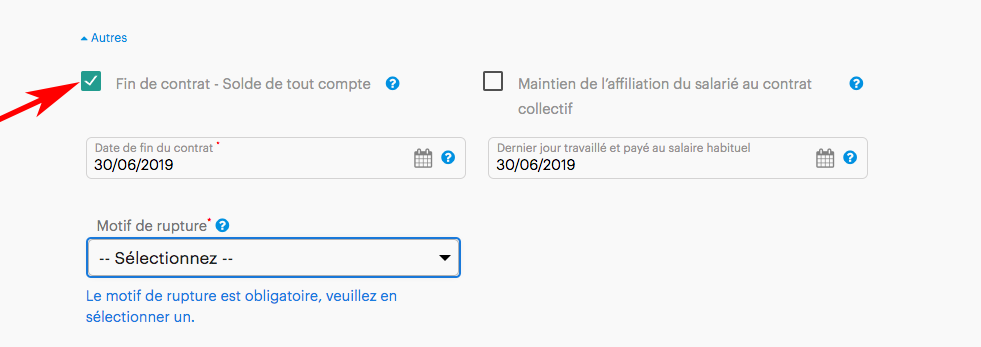 Calculer un solde de tout compte avec Fiche-Paie.net suite