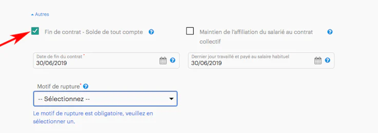 Calculer un solde de tout compte avec Fiche-Paie.net suite