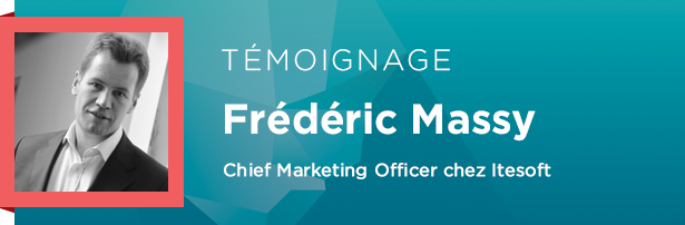 Frédéric Massy, Chief Marketing Officer chez Itesoft