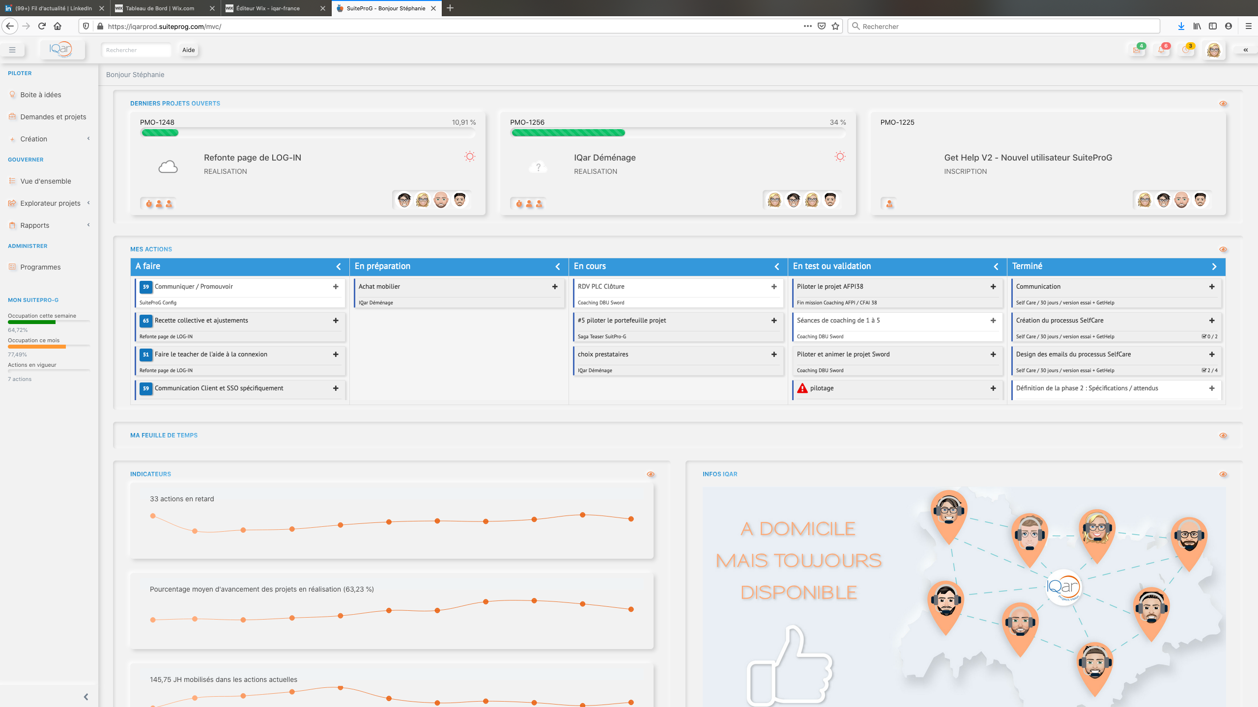 Outil de pilotage projet SuitePro-G
