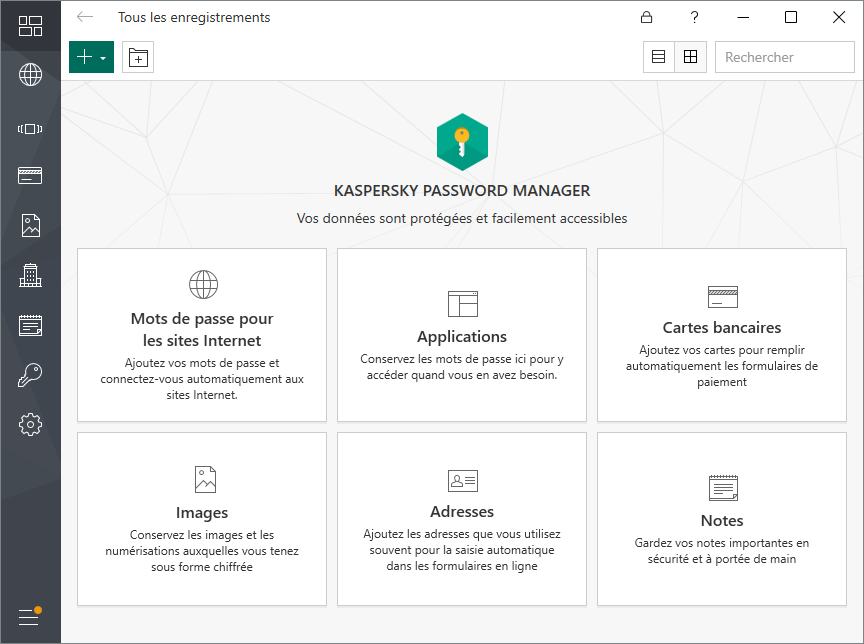 Meilleur gestionnaire de mot de passe 2020 : visuel Kaspersky