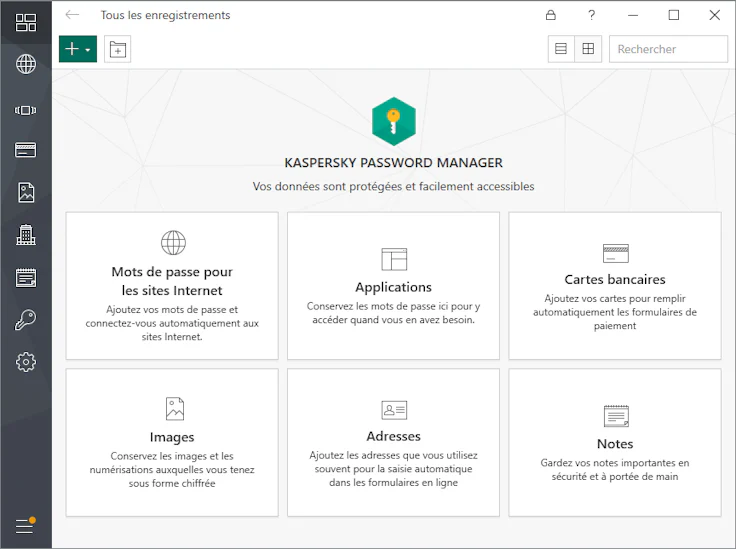 Meilleur gestionnaire de mot de passe 2020 : visuel Kaspersky