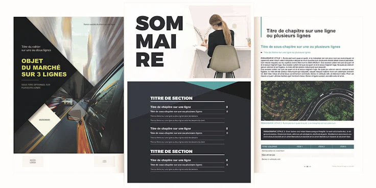 Page De Garde Mémoire Technique Appel D'offre