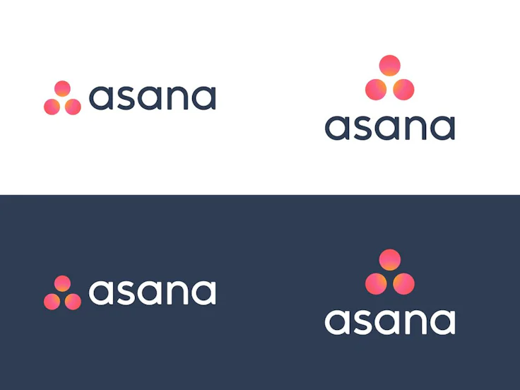 Logo guidelines for Asana