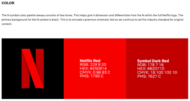 Brand Guidelines Netflix