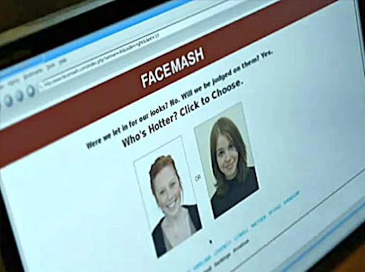 Facemash Bildschirmfoto