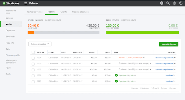 Interface Quickbooks