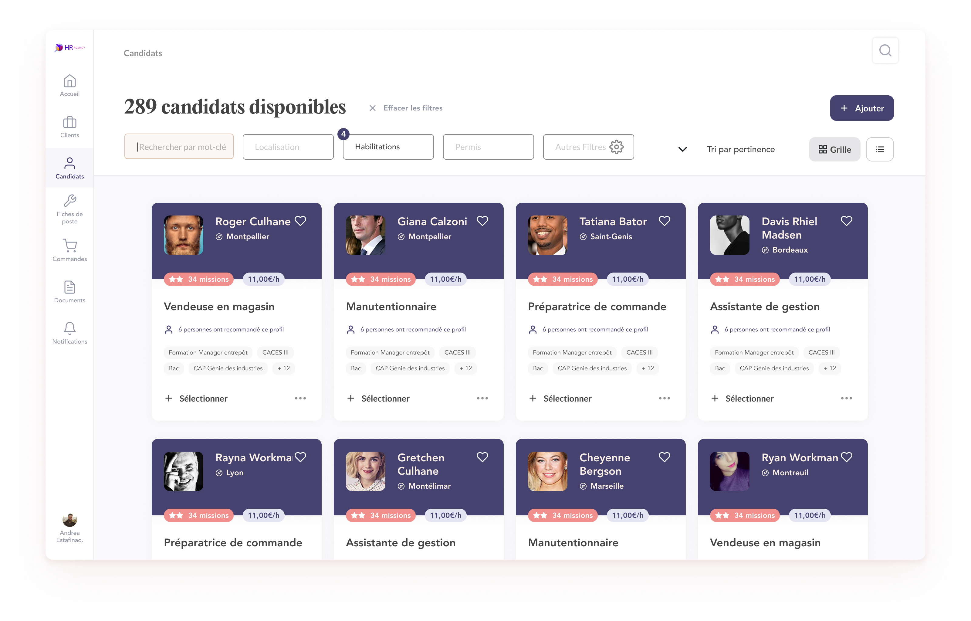 Plateforme intérim - Troops