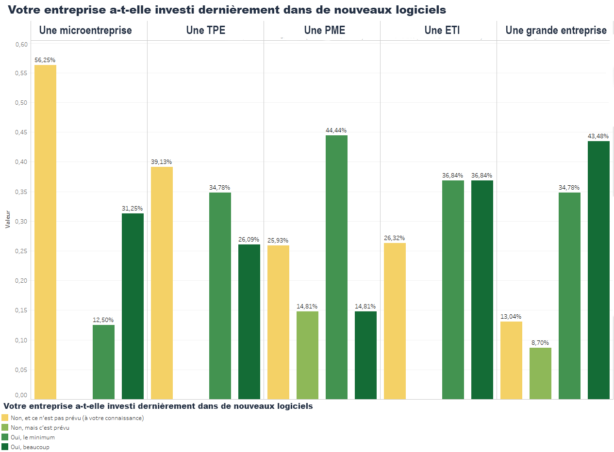 Enquête télétravail : investissement logiciel