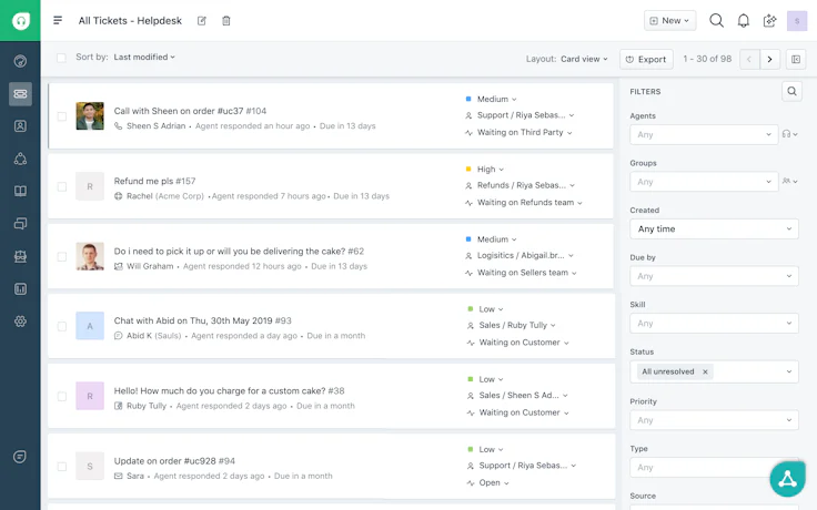 Logiciel de ticketing : Freshdesk