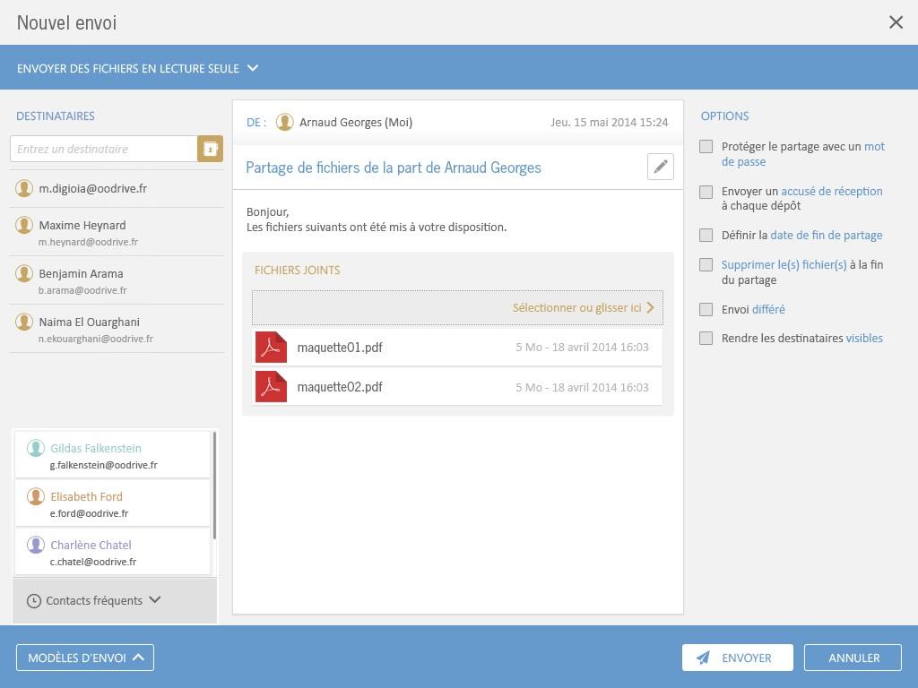 équivalent Dropbox : oodrive_share