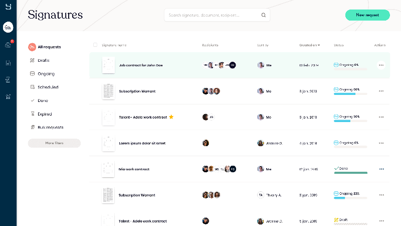 Comment faire une signature électronique exemple avec Yousign