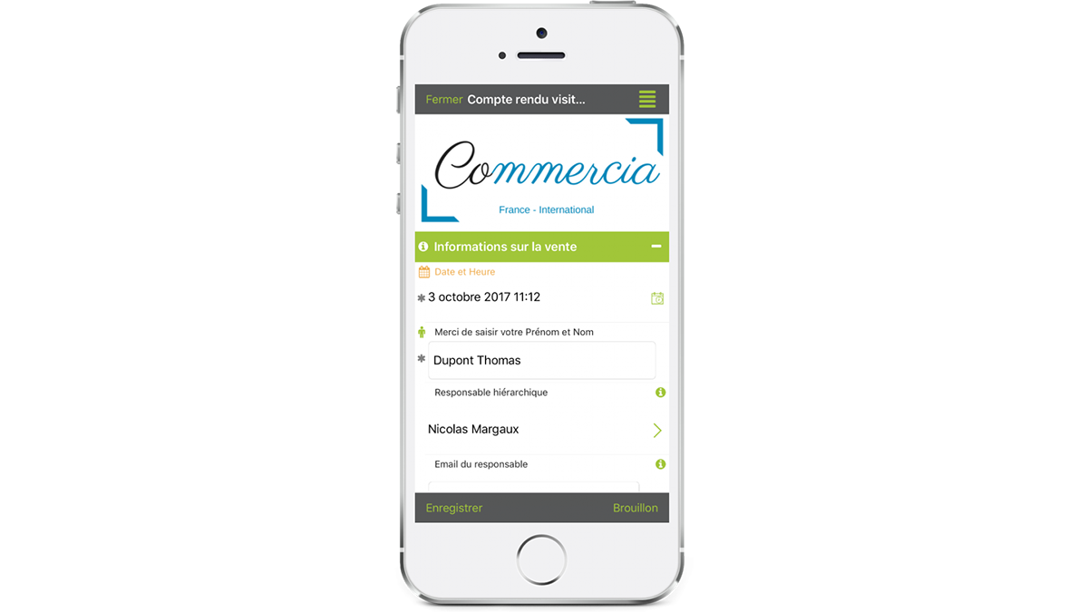 CRM mobile : Kizeo Forms