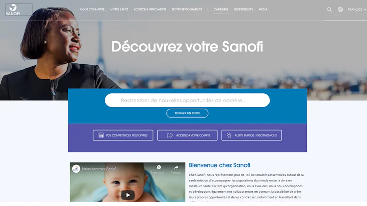site carrière Sanofi