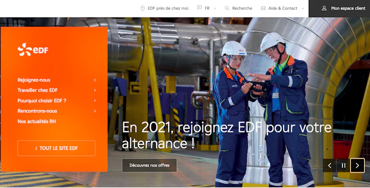 site carrière edf
