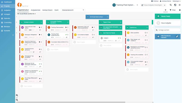 factro projektmanagement software mittelstand