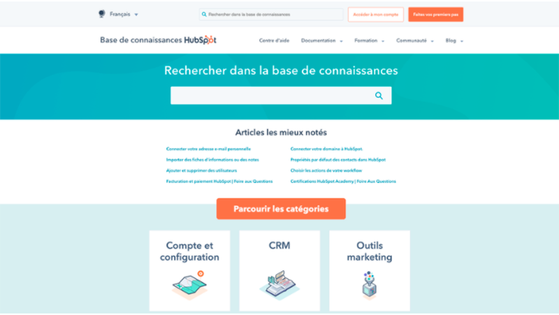 selfcare et base de connaissances