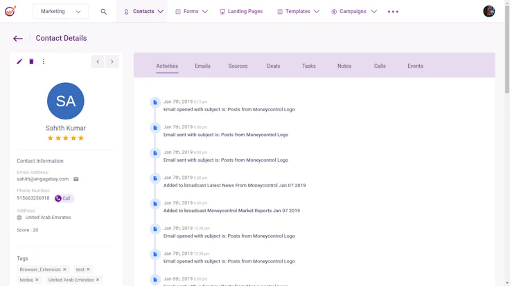engagebay-crm-software