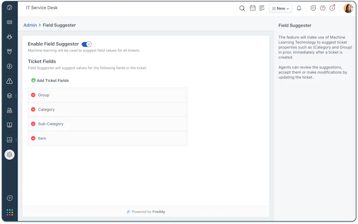 Logiciel de ticketing : Freshservice