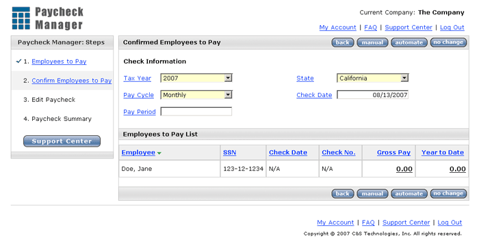 paycheck manager