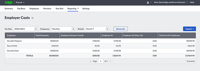 Sage Payroll