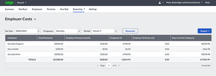 Sage Payroll