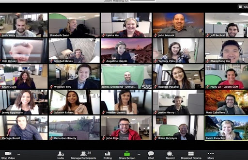Capture Zoom pour Logiciel Outils Collaboratifs