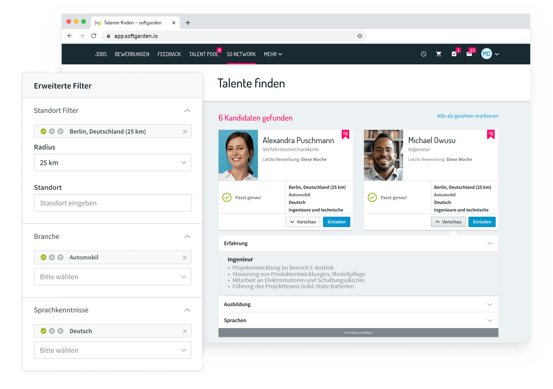 softgarden-dashboard