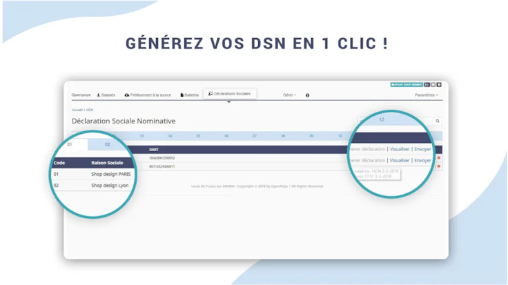Openpaye est un logiciel de paie en ligne complet, intuit