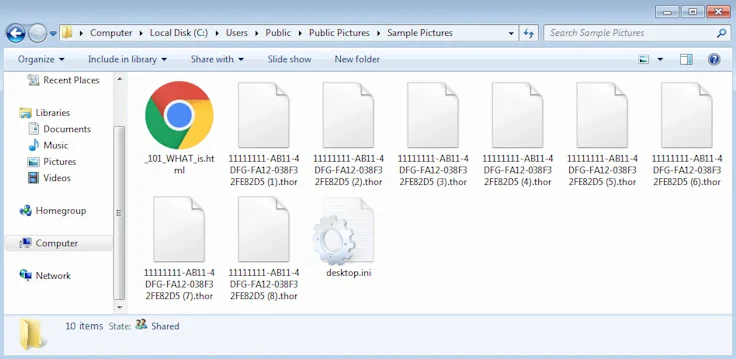 attaque ransomware : fichiers chiffrés