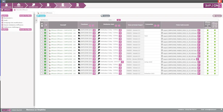 Capture SimpleOne pour logiciel catalogue commercial