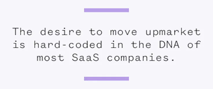 saas move upmarket